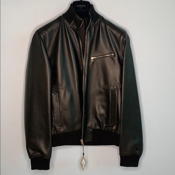Loewe Madrid Men’s Reversible Leather Bomber